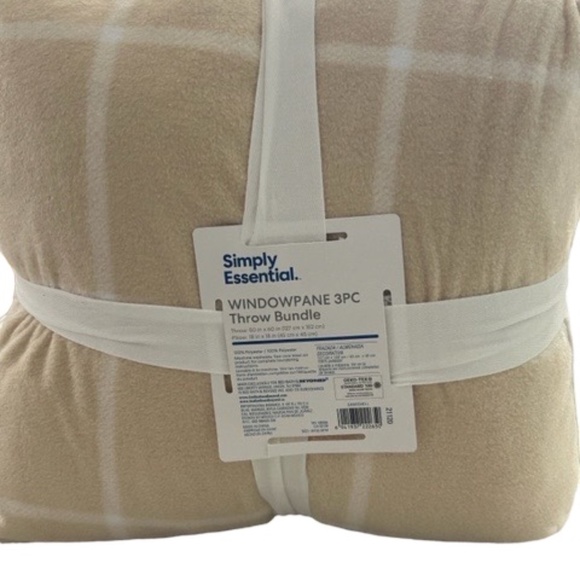 Simply Essential Corduroy 3pc THROW Other - Simply Essential Corduroy 3pc THROW BUNDLE